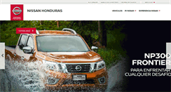 Desktop Screenshot of nissanhonduras.com